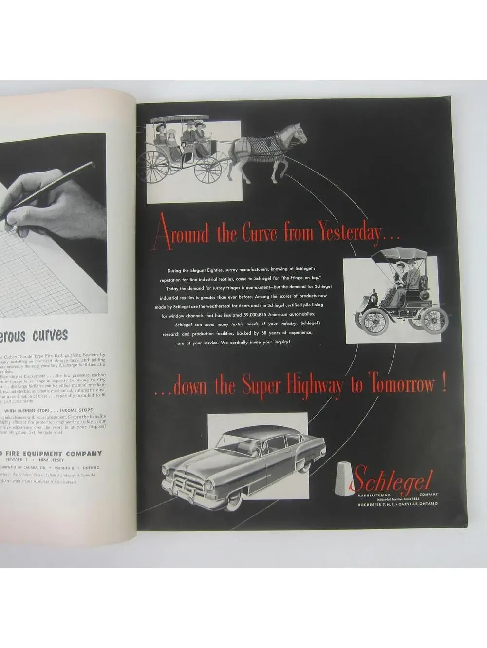 Vintage FORTUNE Magazine October 1953 Cadillac Chevrolet General Motors Seagrams